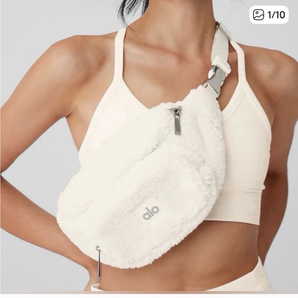 ALO Yoga White Crossbody Bag
